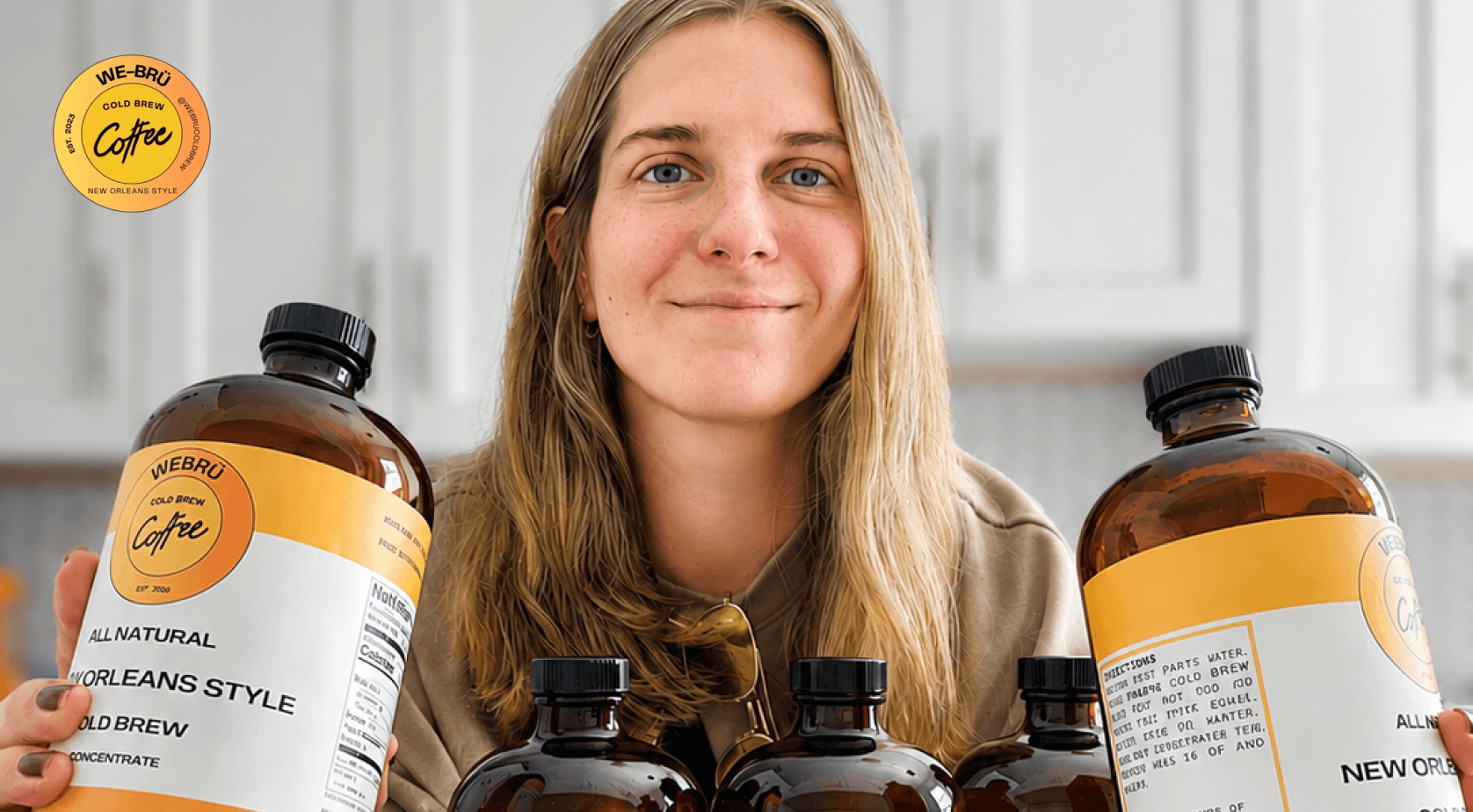 Arielle Labaton, Co-founder of WE-BRU Cold Brew Coffee